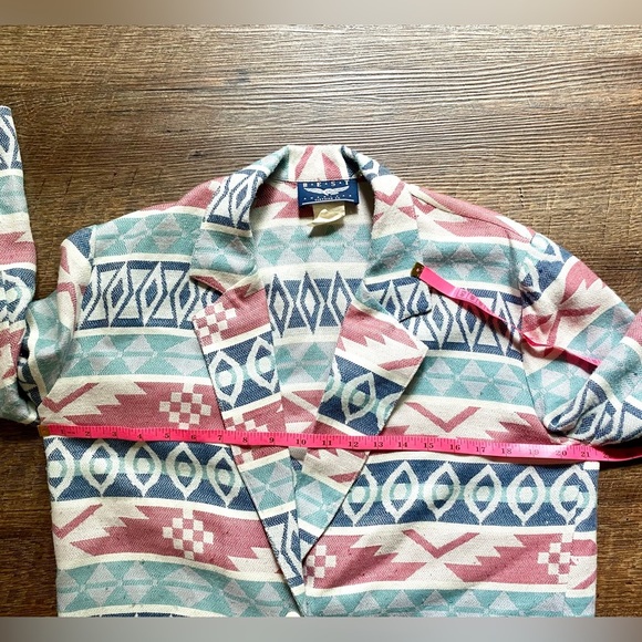 BEST AMERICAN vintage blazer southwest Aztec design women’s sz small retro EUC - Picture 12 of 16